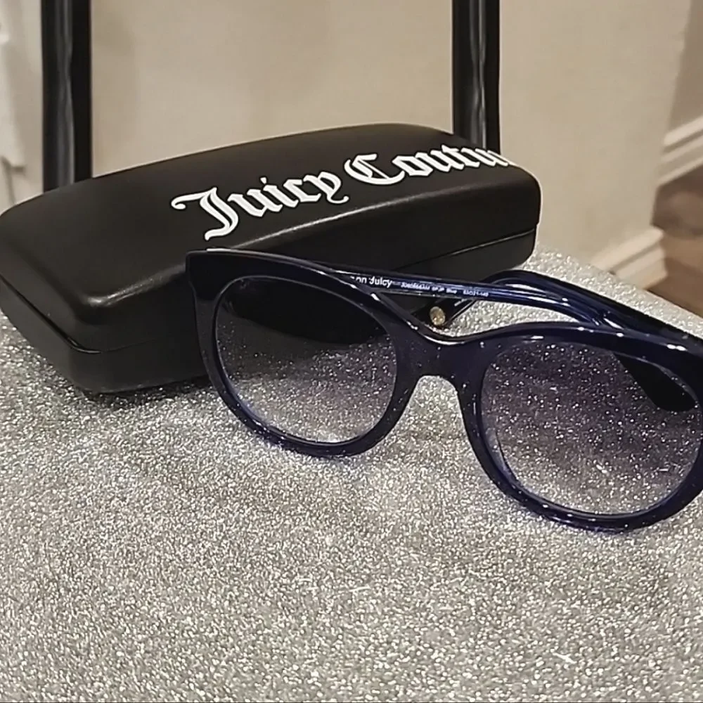 Juicy Couture Rectangle Blue‎ Violet Gradient Sunglasses